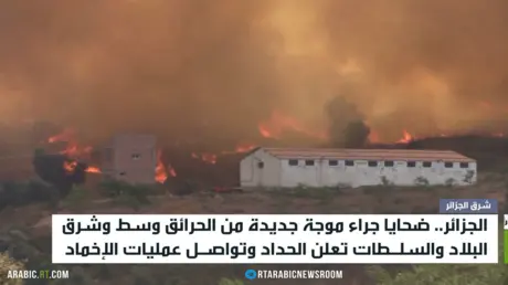 الجزائر.. حرائق وضحايا وحداد وطني