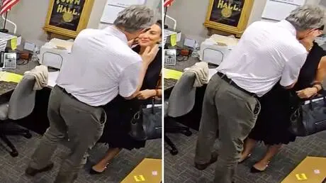 سياسية أمريكية متزوجة تفضح نفسها بفيديو لقبلة حميم...