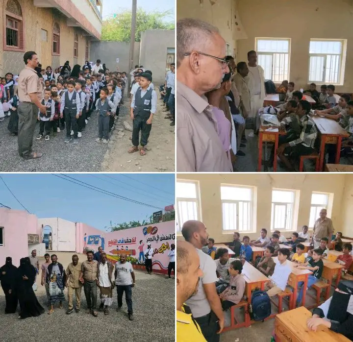 السلطة المحلية في المخا تدشن العام الدراسي الجديد...