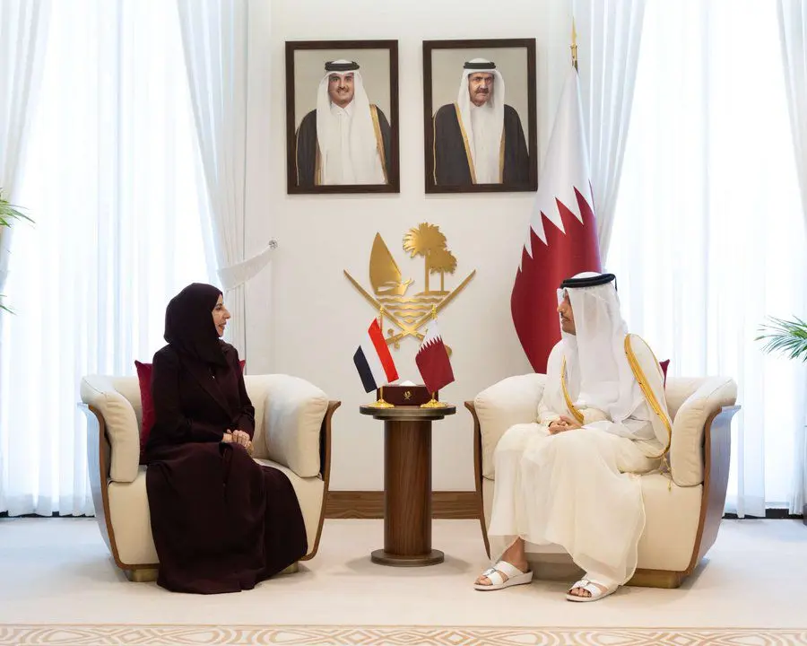 أمير قطر يتلقى رسالة من رئيس مجلس القيادة الرئاسي بشأن العلاقات الثنائية ومستجدات الأوضاع في اليمن والمنطقة