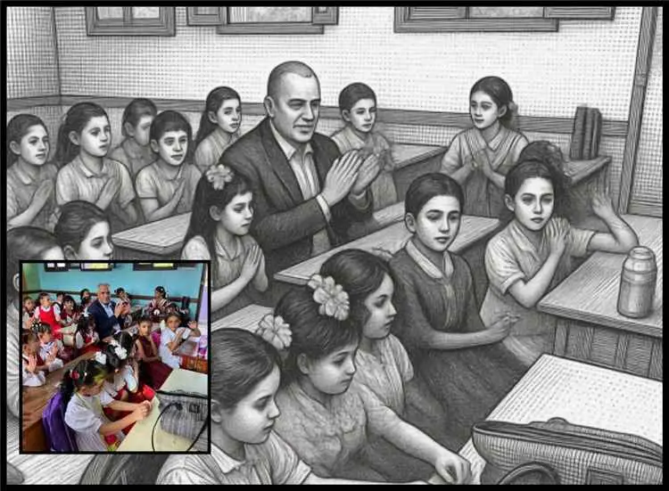 صورة بـ(ألف كلمة).. لفتة إنسانية لوزير التربية والتعليم (العبادي) تجتاح منصات التواصل من عدن