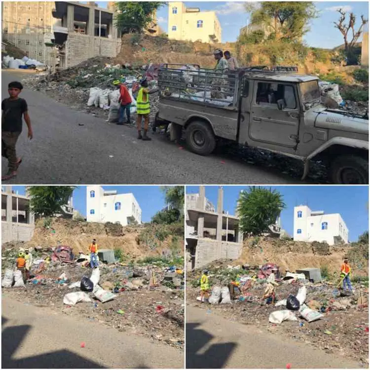 صندوق النظافة والتحسين بالمواسط ينفذ حملة لإزالة ا...