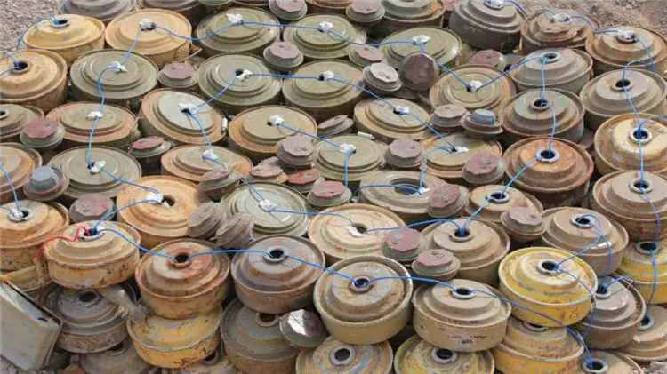 "مسام" ينزع 819 لغماً خلال أسبوع زرعتها المليشيات...