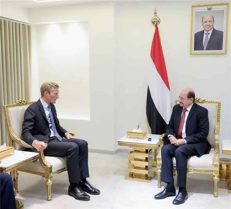 رئيس الوزراء يستقبل في عدن المدير التنفيذي بالإناب...