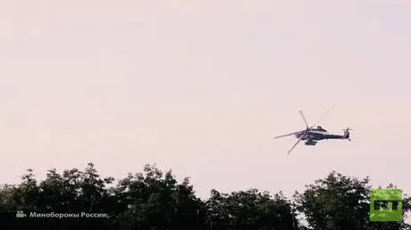 مروحية "Mi-28NM" روسية تدمر مواقع أوكرانية