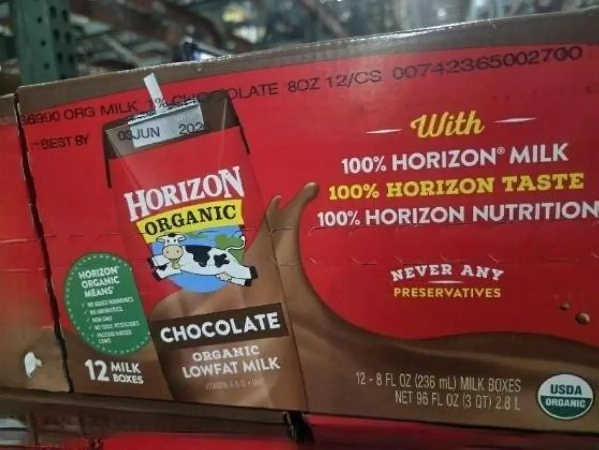 سحب 53760 ألف صندوق من حليب الشوكولاتة Horizon Organic