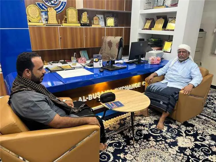 مدير عام الريدة وقصيعر يزور الشيخ ورجل الأعمال محم...