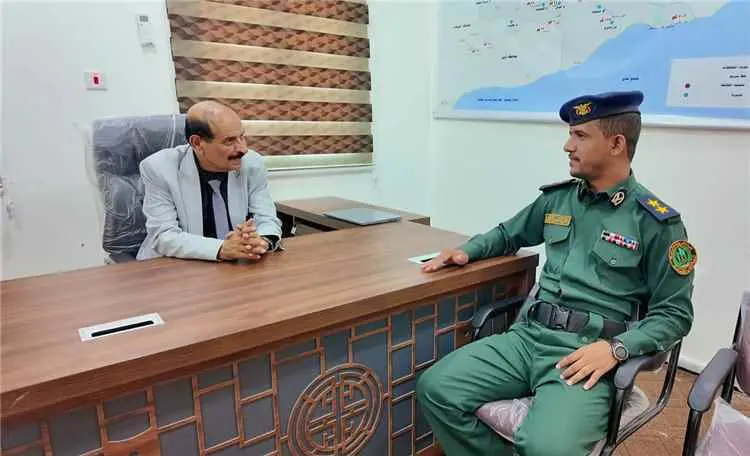 الوكيل الدغاري يطلع على أوضاع إدارة الأدلة الجنائية بشبوة