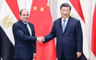 مصر والصين تؤكدان ضرورة خفض التصعيد في الشرق الأوس...