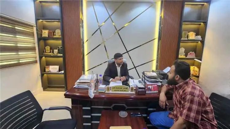 رئيس نقابة المهندسين اليمنيين بحضرموت يلتقي ممثل ا...