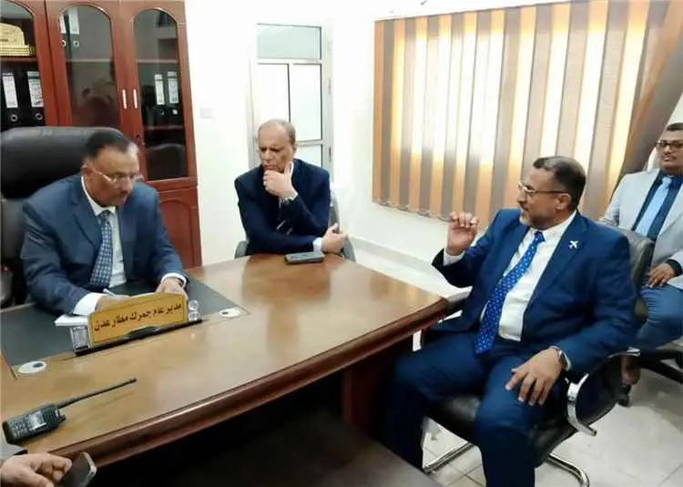 افتتاح المبنى الجديد لجمرك مطار عدن الدولي برعاية وزير المالية
