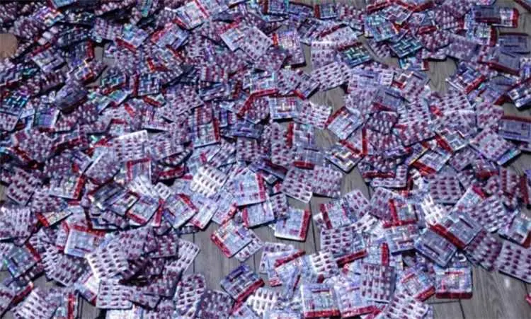 إحباط تهريب شحنة مخدرات حوثية عبر منفذ الوديعة