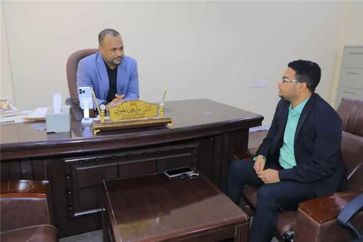 الوكيل باعلوي يبحث مع مكتب الشباب والرياضة بالوادي...