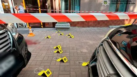 إصابة شخص بإطلاق نار قرب مركز طبي في كييف (صور)