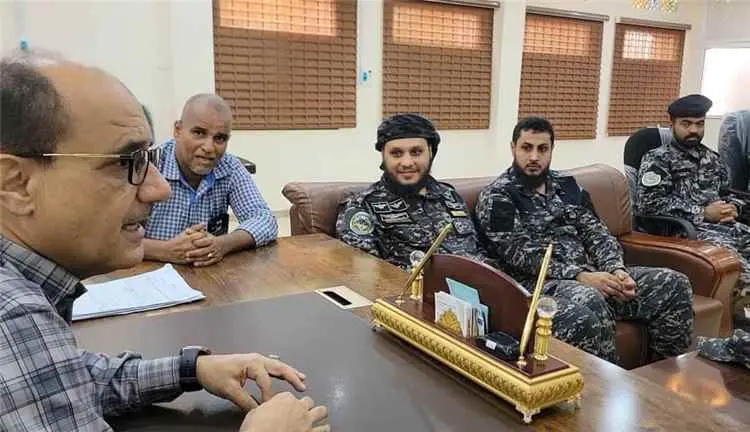 مدير عام دارسعد يلتقي القائد العام لقوات حراسة الم...