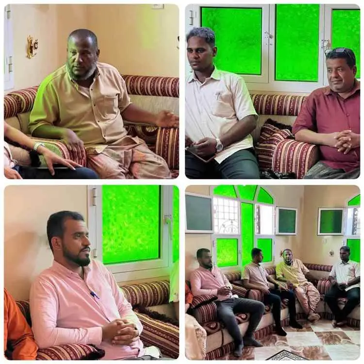 مدير مكتب الصحة بالشحر يطمئن على صحة مسؤول الوحدة...