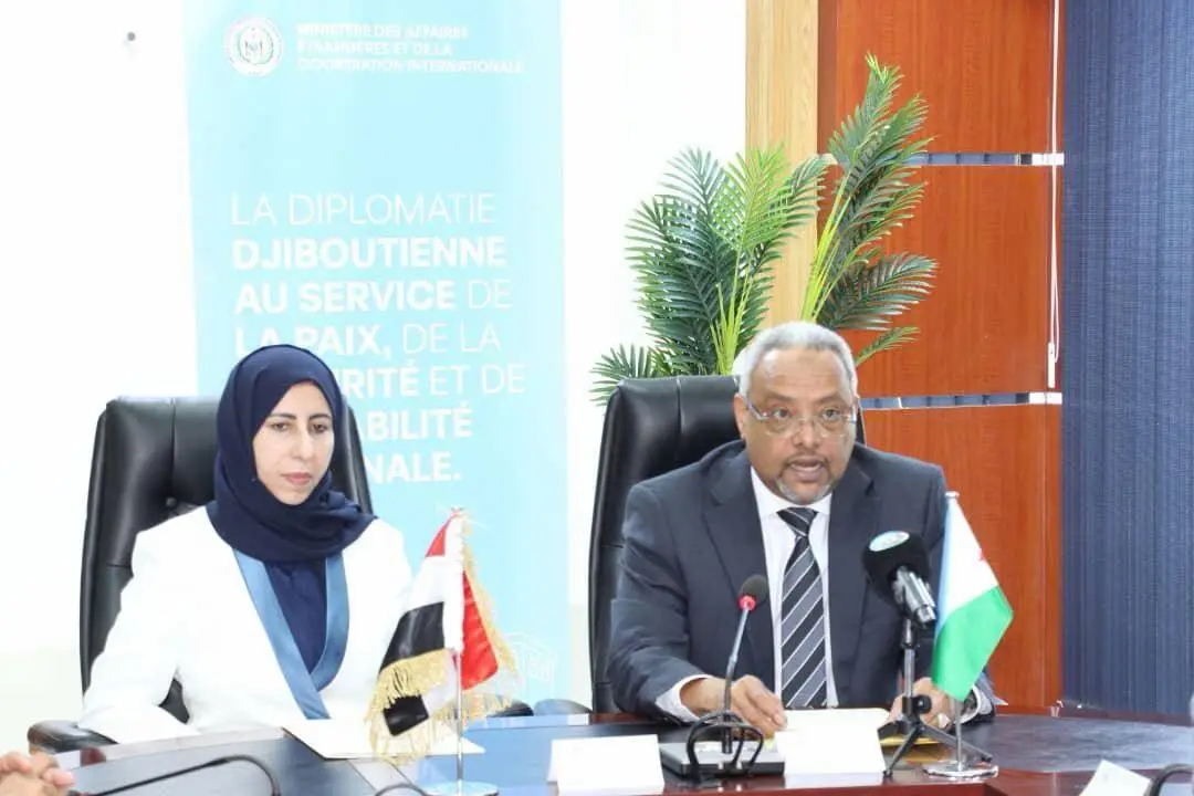 وزيرة الخارجية ونظيرها الجيبوتي يبحثان تعزيز العلا...