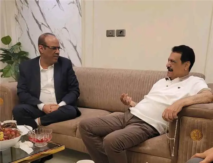 الميسري يزور السفير علي منصر محمد الردفاني في منزل...