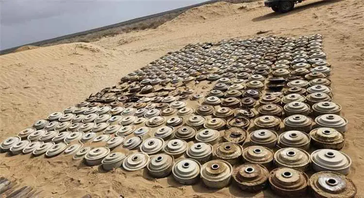 "مسام" ينزع 863 لغماً وذخيرة ويطهر نحو 195 ألف متر...