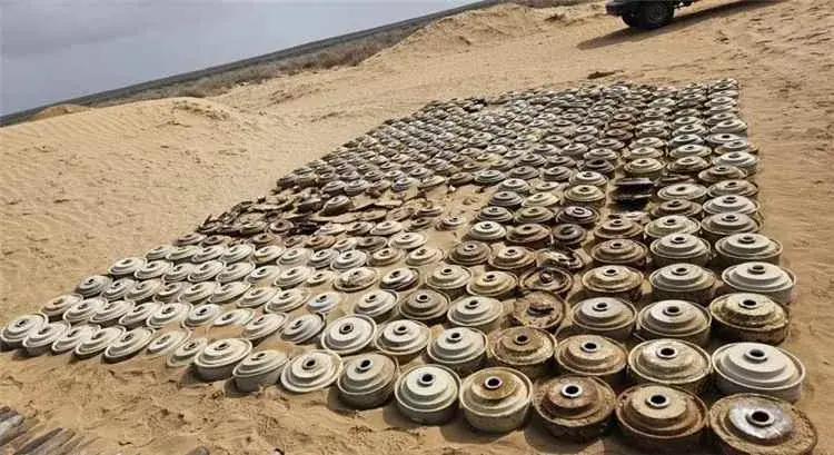 "مسام" ينزع 863 لغماً وذخيرة ويطهر نحو 195 ألف متر...