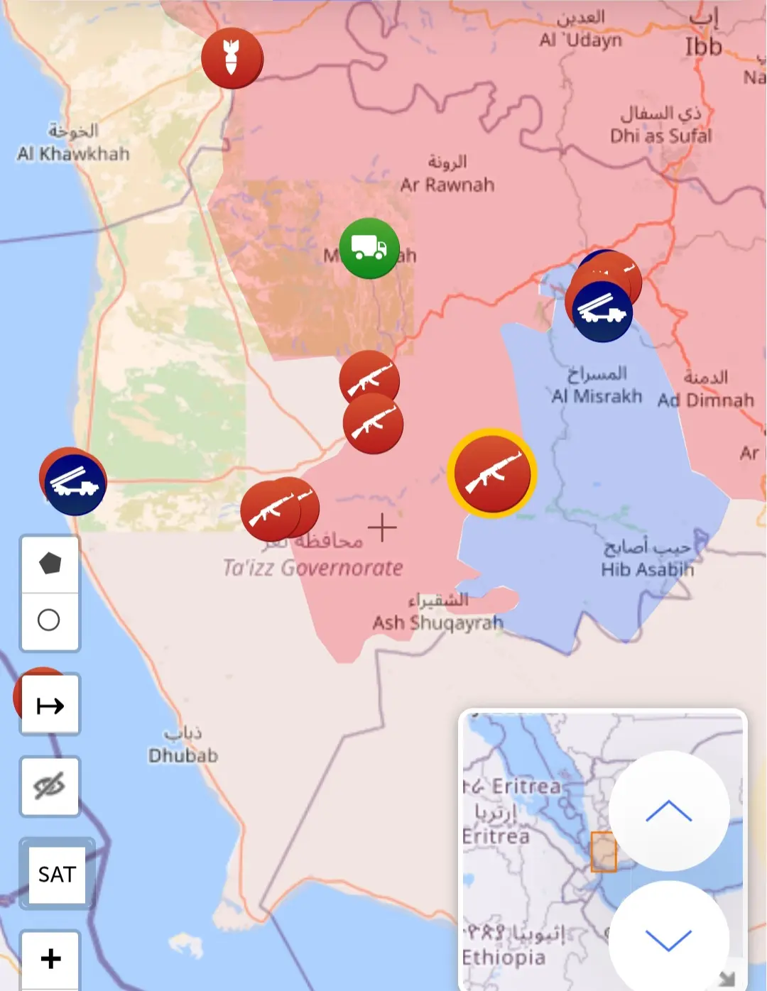 عاجل: طائرات سعودية تقصف قوات الحكومة اليمنية في ت...