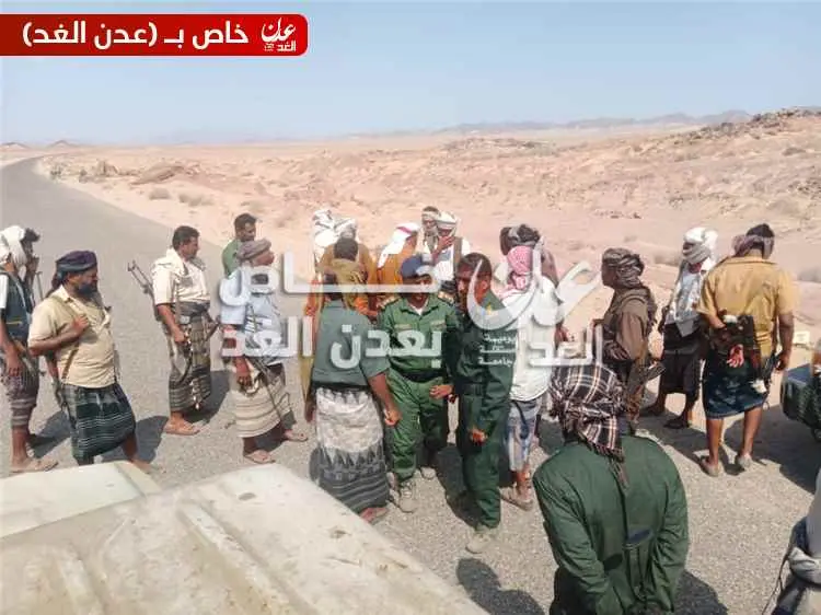 مدير أمن أحور واللواء الخامس مشاة ورئيس عمليات اللواء 111 مشاة ينجحان في فض اشتباك قبلي بالمديرية