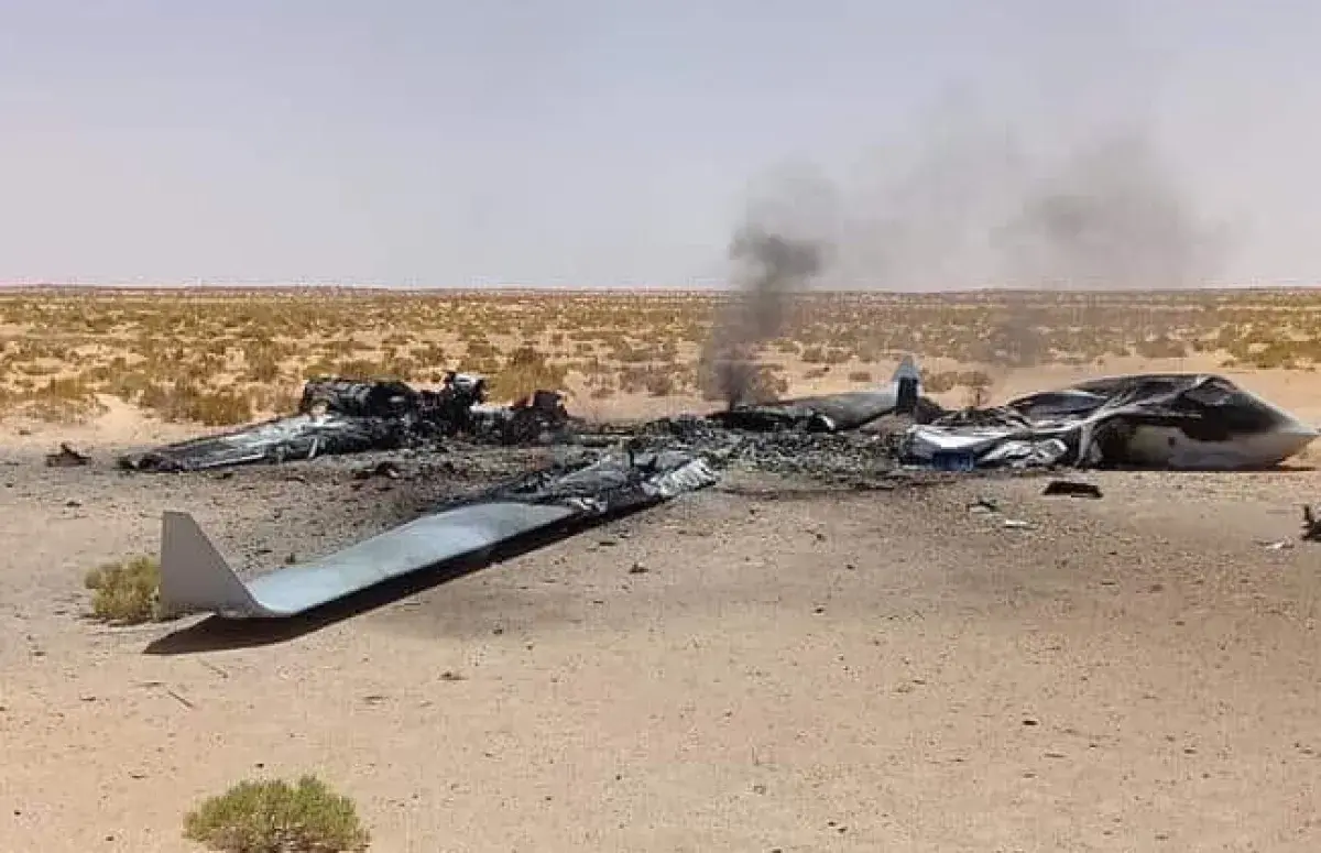 إسقاط طائرة مسيّرة حوثية مفخخة في جبهة الحد بيافع