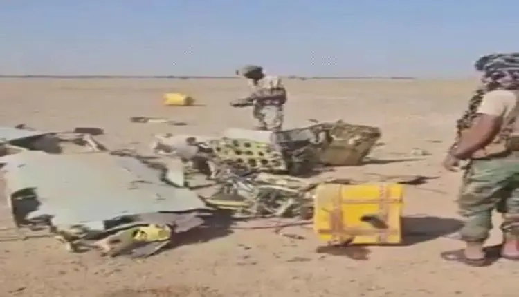 إسقاط مسيرة مجنحة حوثية في منطقة اللبنات بالجوف