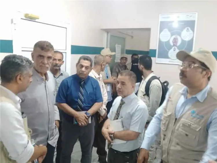 مدير عام مكتب صحة لحج يستقبل وفداً من اليونيسف وال...