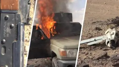 مشاهد لكسر محاولة تقدم لتحشيدات العدو شرقي الجوف