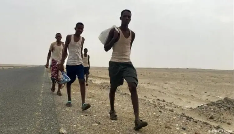 أكثر من 11 ألف مهاجر أفريقي يصلون اليمن خلال أغسطس