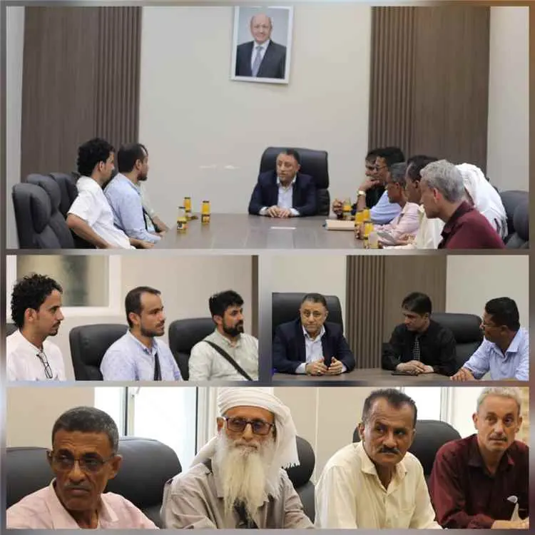 نائب محافظ أبين الحامد يترأس اجتماعاً لتنسيق الاست...