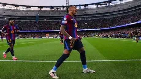 رافينها يستهدف رقما قياسيا في مباراة برشلونة وليفا...