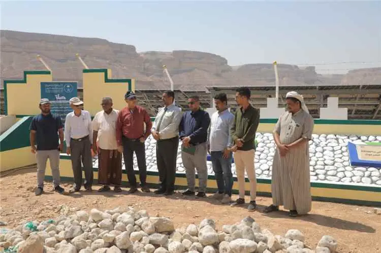 مدير عام مؤسسة مياه وادي حضرموت يطّلع على مستوى ال...