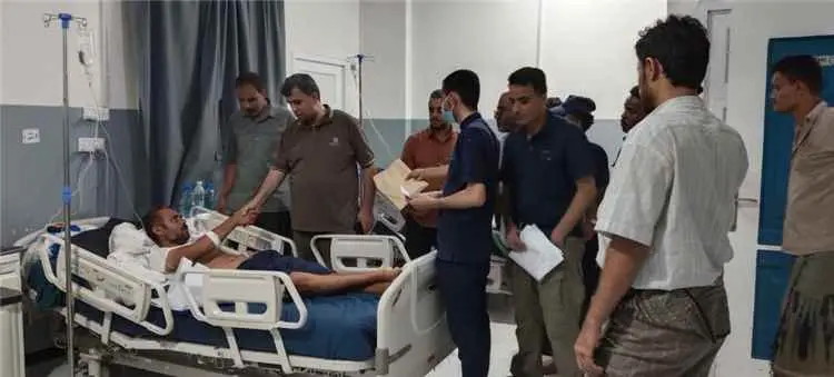 مدير دائرة الخدمات الطبية للمقاومة الوطنية يتفقد ج...