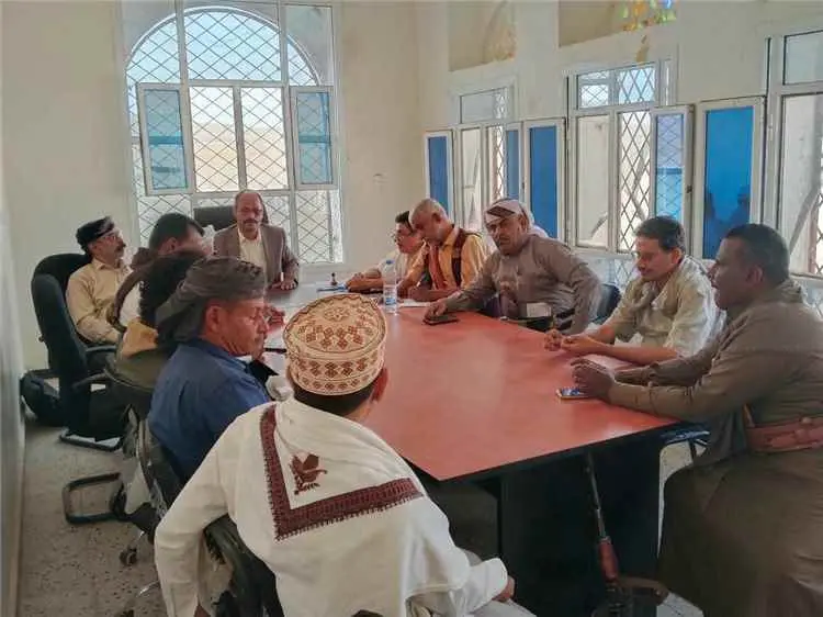 المكتب التنفيذي بمديرية انصاب يعقد اجتماعه الاعتيا...