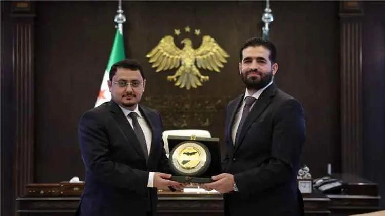 بعكر يبحث مع وزير الداخلية السوري سبل تعزيز التعاو...