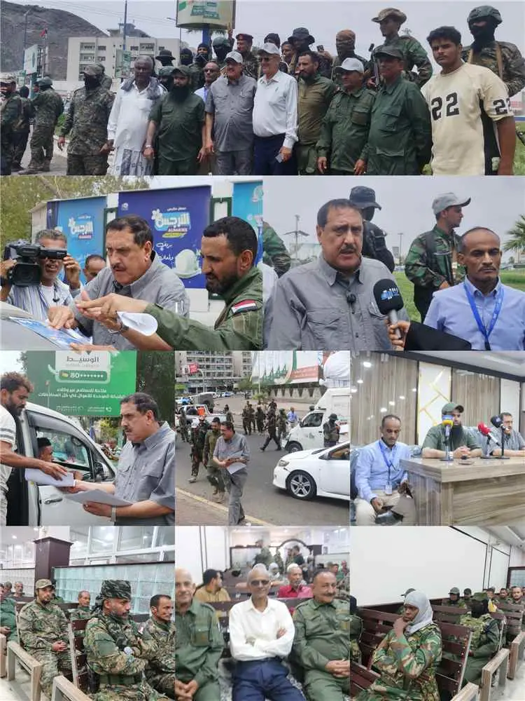 مدير أمن العاصمة عدن يدشن الحملة الأمنية التوعوية...