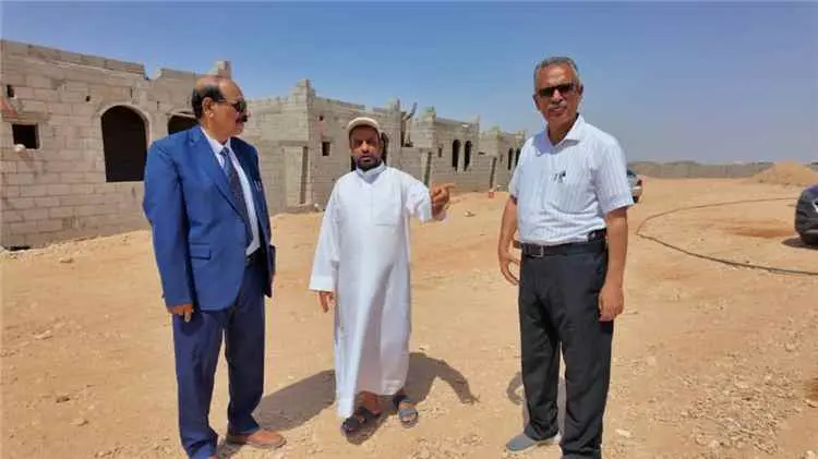 الدغاري يتفقد مشروع انشاء قرية سكنية للايتام بعتق...