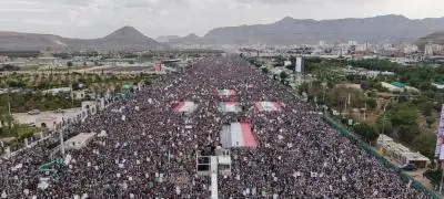 مسيرة مليونية بصنعاء دعماً للقوات المسلحة