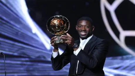 ديمبلي يختار لاعب باريس سان جيرمان للفوز بالكرة ال...