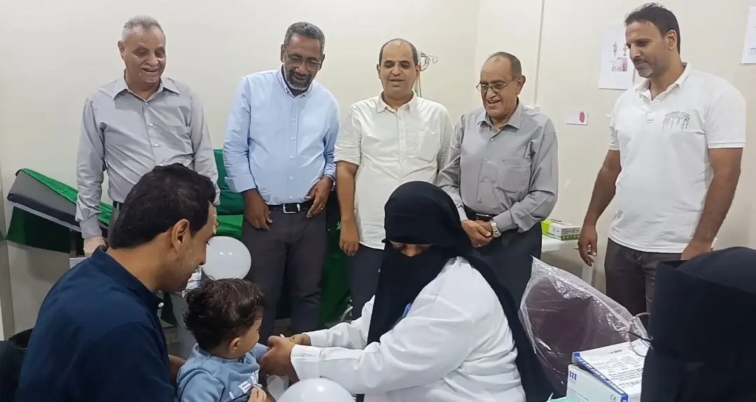 صحة عدن تدشن حملة الفحص الصحي المجاني للأطفال بخور...