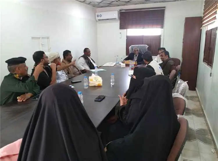 القائم بأعمال الأمين العام للمجلس المحلي حبان يلتقي بفريق مشروع تعزيز الوصول إلى الخدمات القانونية