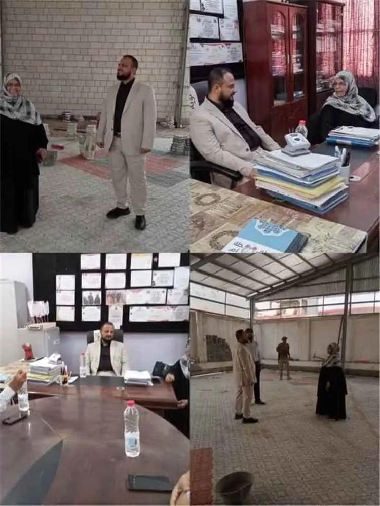 مدير عام المنصورة يزور ثانوية خليفة للبنين ويدشن م...