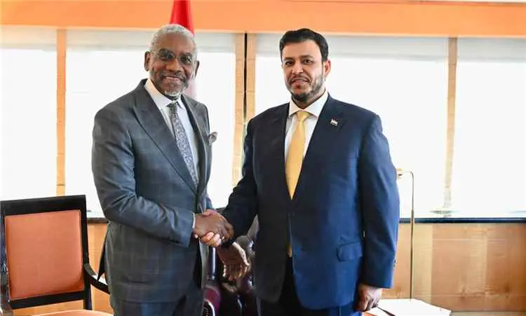 الدكتور عبدالله العليمي يبحث مع كبير الديمقراطيين...