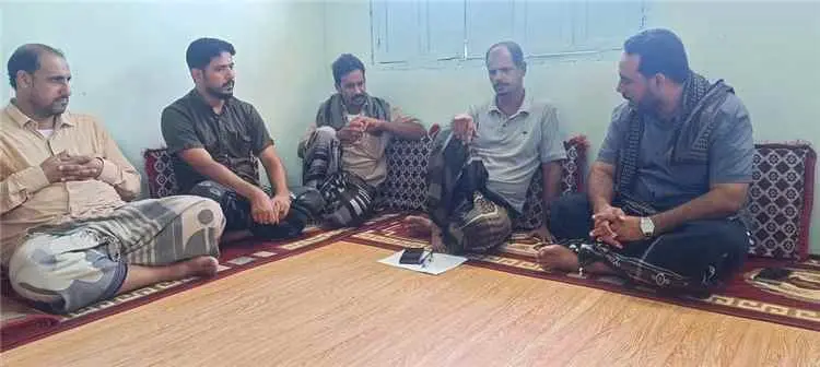 مدير عام الريدة وقصيعر يطمئن على صحة الدكتور حسن ا...