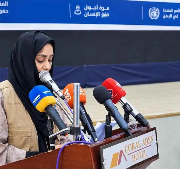 رئيسة دائرة المناصرة في «ميون» دنيا الشبوطي تسلط ا...