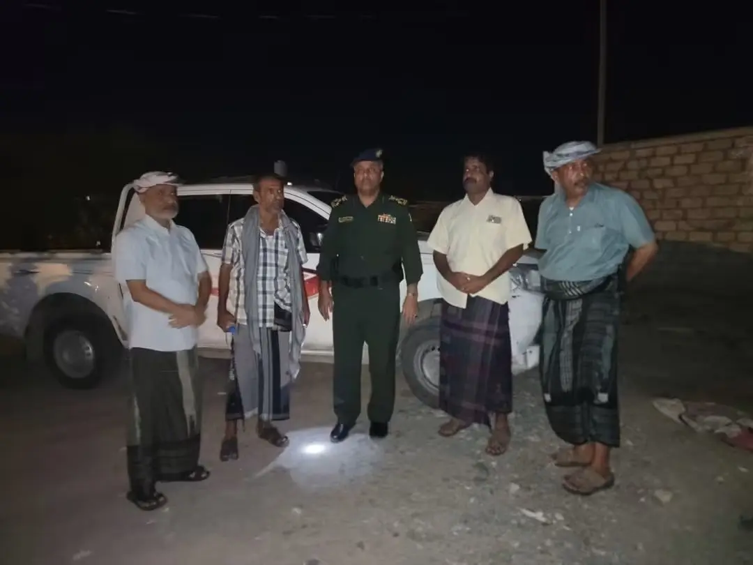 العميد الجابري يتفقد موقع حادثة ضربة جوية بطيران م...