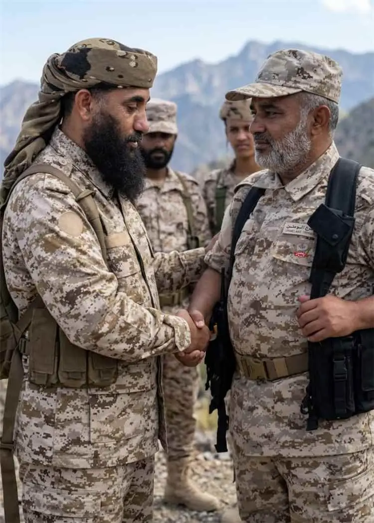اللواء حمدي شكري يزور جبهة الأغبَرة بالصبيحة ويؤكد...