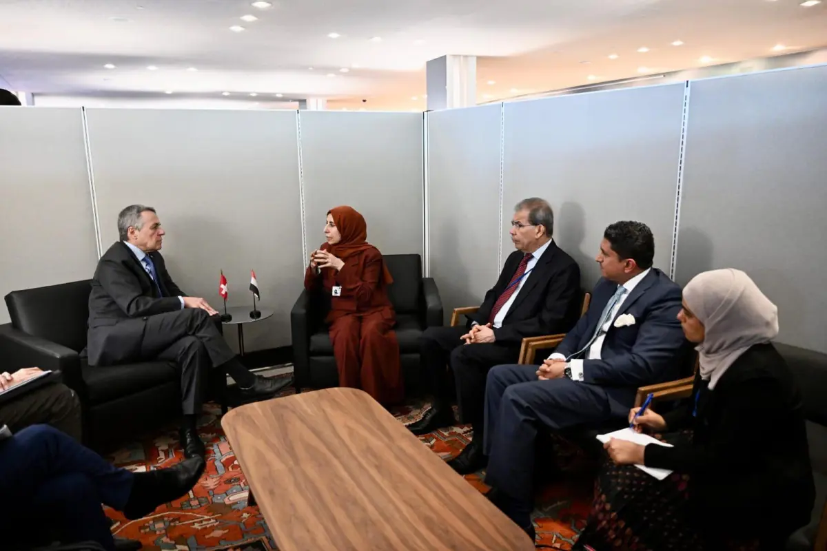 وزيرة الخارجية تبحث مع نظيرها السويسري تداعيات الت...